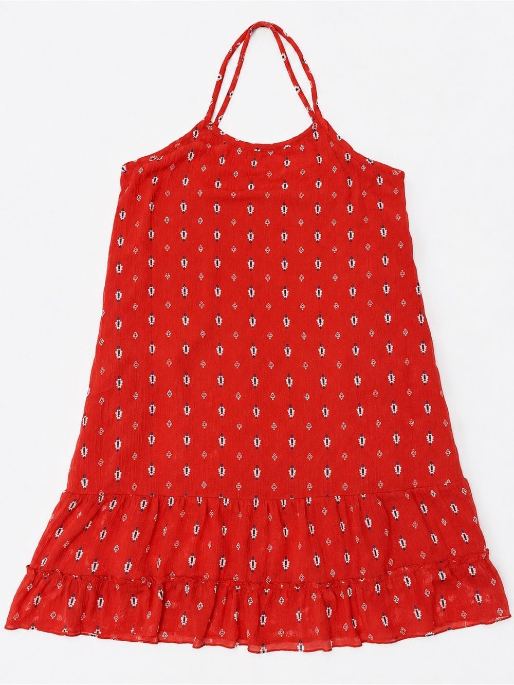Abercrombie & Fitch Red Printed Sundress
